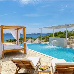Luxury 5 Bedroom Beachfront Villa near Dubrovnik, Sleeps 11-12